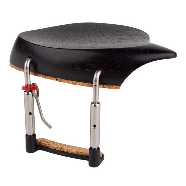 Teller CR-211E violin chinrest 'Dresden'-model, ebony, made in Germany