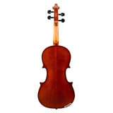 Leonardo LV-2012 viool set 1/2, massief, ebbenhouten fittings, Europees gevlamd esdoorn, incl. koffer en strijkstok