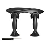 Wittner 256211 violin chinrest center and tilt adjustable, center mount 4/4