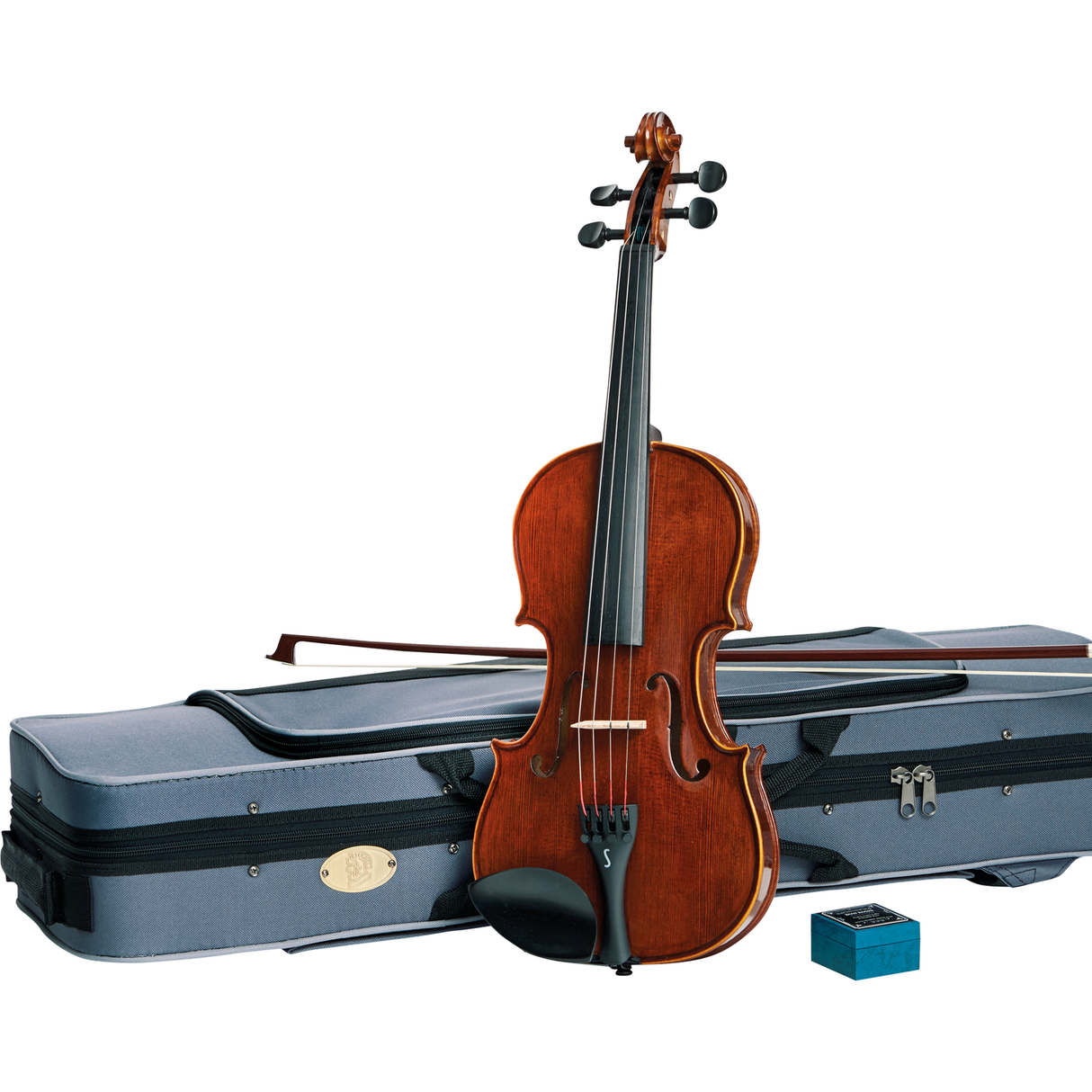 Stentor SR1550G Violin Set 1/8 Conservatoire I – Handmade, Flamed Maple &amp; Shellax™ Finish, Incl. Bow and Deluxe Case